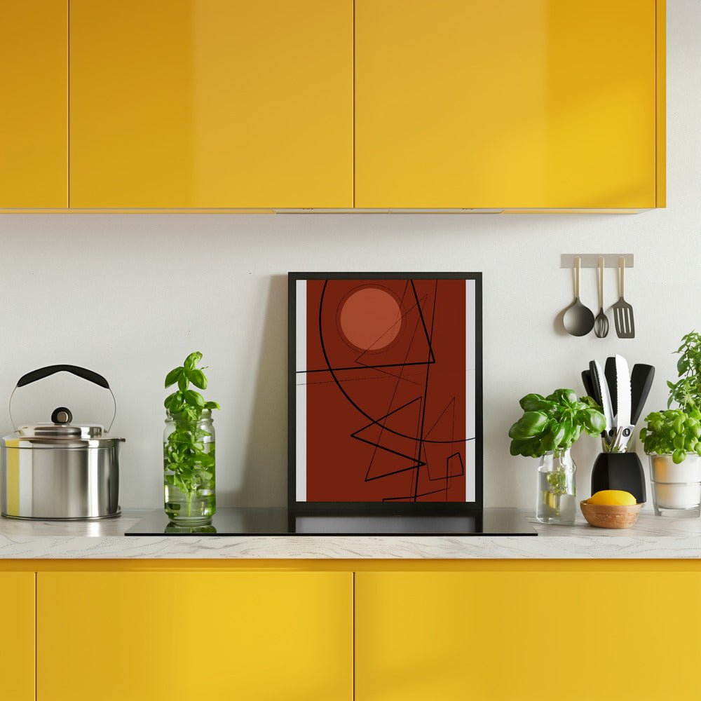 Angular lines No 21 Poster
